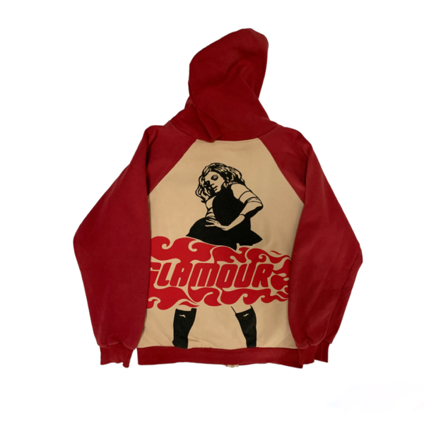 Hysteric Glamour Vintage Zip Up Hoodie - Image 2